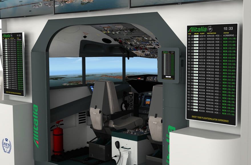 FSC news Airport Educational Simulator B737NG flight status updated in real time